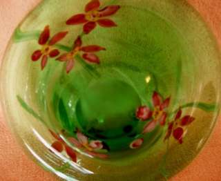 GORGEOUS ANTIQUE HANDBLOWN PAPERWEIGHT ART GLASS BOWL  