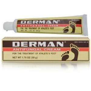 Derman Antifungal Cream for the Treatment of Athletes Foot Foot Care 