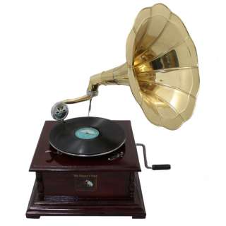 Antique Replica Rca Victor Phonograph Gramophone $500  