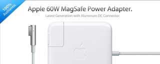 Genuine Apple MagSafe 60W OEM Power Adapter Charger, MacBook Pro 