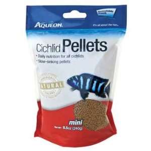 Aqueon Cichlid Mini Pellets 8.5 Oz Pouch (Catalog Category Aquarium 