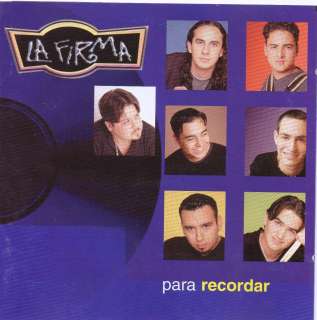 LA FIRMA Para recordar MEXICAN CD Sony 1999   