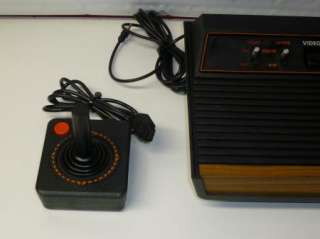 Vintage Atari 2600 System WoodGrain Console  