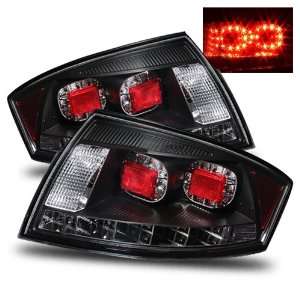  00 06 Audi TT Black LED Tail Lights Automotive