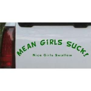   Girls Swallow Funny Car Window Wall Laptop Decal Sticker Automotive