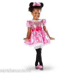 NWT~ PINK MINNIE MOUSE COSTUME WITH EARS~3 6 Months  