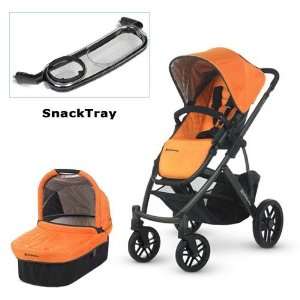 UPPAbaby 0112 DRW Drew VISTA Stroller with SnackTray   Tangerine 