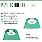 New Golf Plastic Putting Hole Cup 68mm Width Adjusting 95mm Green 