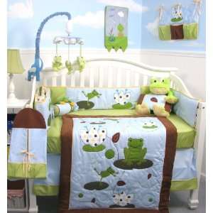  Party Baby Crib Nursery Bedding Set 13 pcs included Diaper Bag 