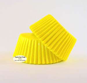 Yellow Cupcake liners / Baking cups 50ct  