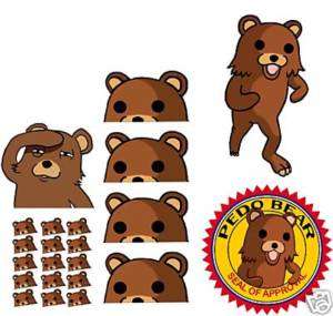 Bear Pack of decals 4chan /b/ meme JDM  