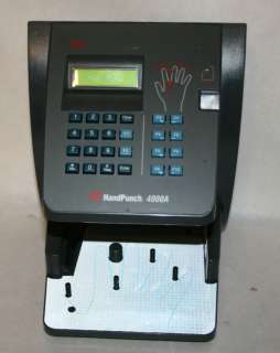 ADP HandPunch 4000A Biometric w/ Ethernet 1 Year Warrantee  