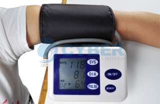 1x Digital Automatic Blood Pressure Heart Beat Monitor  