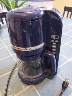 KitchenAid Coffee Maker   RARE COBALT BLUE   KCM400BU3  