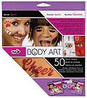 Adhesive Back BODY ART & TATTOO STENCILS 50 pcs ~ SPORTS