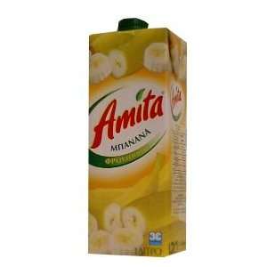 Banana Juice (amita) 1L Grocery & Gourmet Food