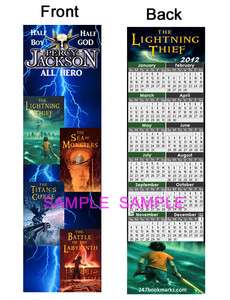 PERCY JACKSON 2012 CALENDAR Bookmark For BOOKS Art of the Series Makes 