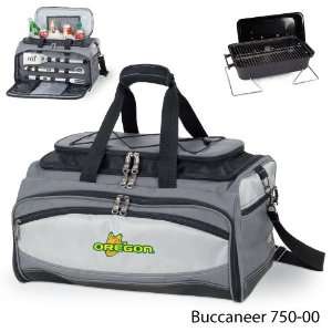   Buccaneer Insulated cooler tote w/3 pc BBQ tools and grill inside tote