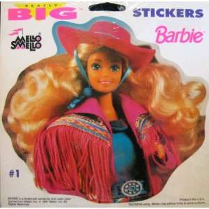  Barbie Really BIG Stickers #1   Mello Smello (1991 Mattel 