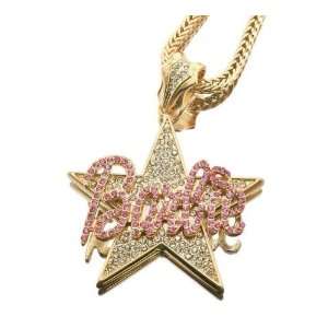   Barbie Star Nicki Minaj Pendant with 20 Inch Necklace Chain Jewelry