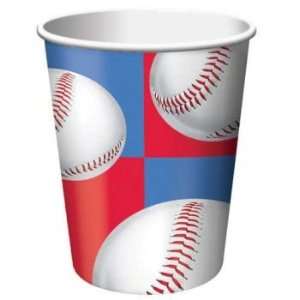  All Star Baseball Paper Cups, 8ct