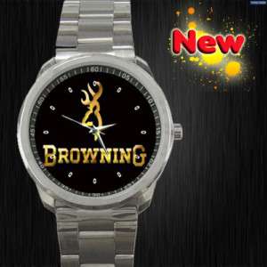 New Design BROWNING FIREARM Sport Metal Watch 02  
