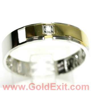 14K Gold Mens Diamond Engagement Wedding Band Ring New  