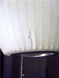   1950s GEORGE NELSON Vtg BUBBLE CIGAR 14 LAMP Herman Miller Eames Era