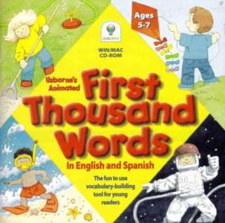 Usbornes Animated First Thousand Words PC CD kids game  