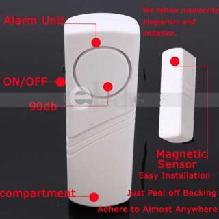   Window Door Magnetic Sensor Burglar Entry Alarm Home Security  