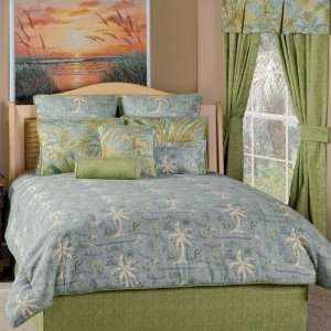  Island Song Surf Queen 4 Piece Comforter or Duvet Set by 