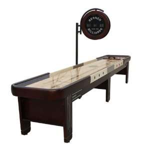 Berner Billiards Retro 16 Shuffleboard Table w/ Electronic Scoring