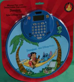 DISNEY STITCH MOUSEPAD CALCULATOR SET DISNEY LILO STITCH 2 PC 