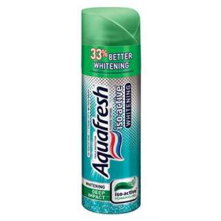 Aquafresh Flouride Toothgel   Deep Impact.Opens in a new window