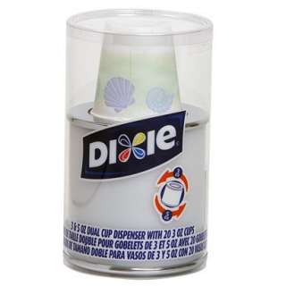 Dixie Dispenser with 3oz Cups, Assorted Prints.Opens in a new window