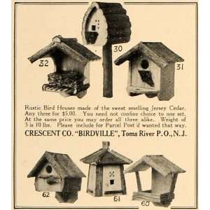   Birdville Bird House Designs   Original Print Ad