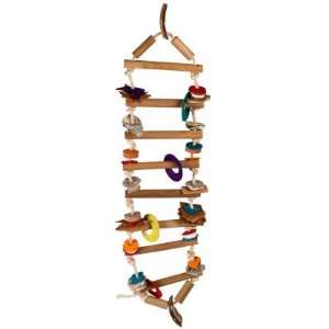   Planet Pleasures Rope Ladder Large 30in Nautral Bird Toy