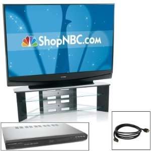   65 1080p DLP HDTV, Blu ray Player & Stand Package Electronics