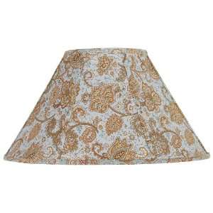  Brown and Blue Paisley Oval Shade 5/7x12/18x11 (Spider 