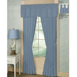  Blue Light   Denim, Window Fabric Curtains In.
