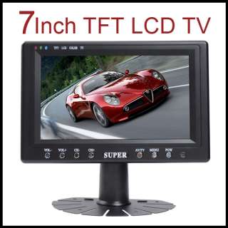 inch Car TFT LCD Color TV Monitor Remote Control Hot  