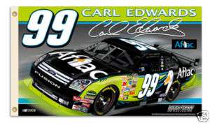 CARL EDWARDS NASCAR RACING TWO SIDED 3X5 FLAG  