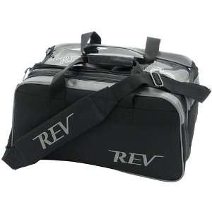    Rev Double Tote Plus Black/Steel Bowling Bag