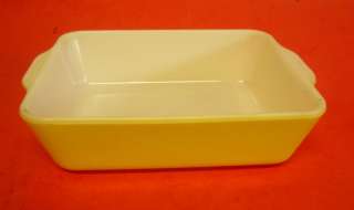 Vintage YELLOW PYREX CASSEROLE BOWL 503 B Bowl dish pan  