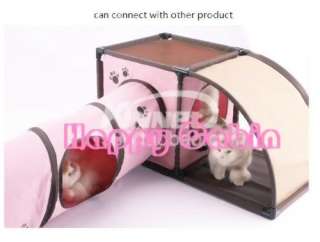 Pet Cat Kitten Puppy Channel Exercise Play Tunnel furniture toy  