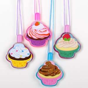 Lets Party By Rhode Island Novelties Cupcake Bubble Necklaces Assorted
