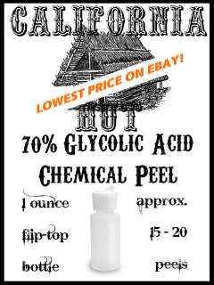 70% GLYCOLIC ACID Medical Grade Chemical Peel 1 oz  