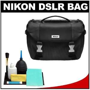 Nikon Deluxe Digital SLR Camera Case   Gadget Bag + Cleaning Kit for 