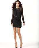  Rachel Rachel Roy Dress, Long Sleeves Lace Chain 