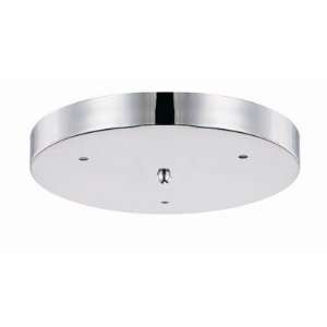   109 3 Light Round Conversion Canopy Polished Nickel